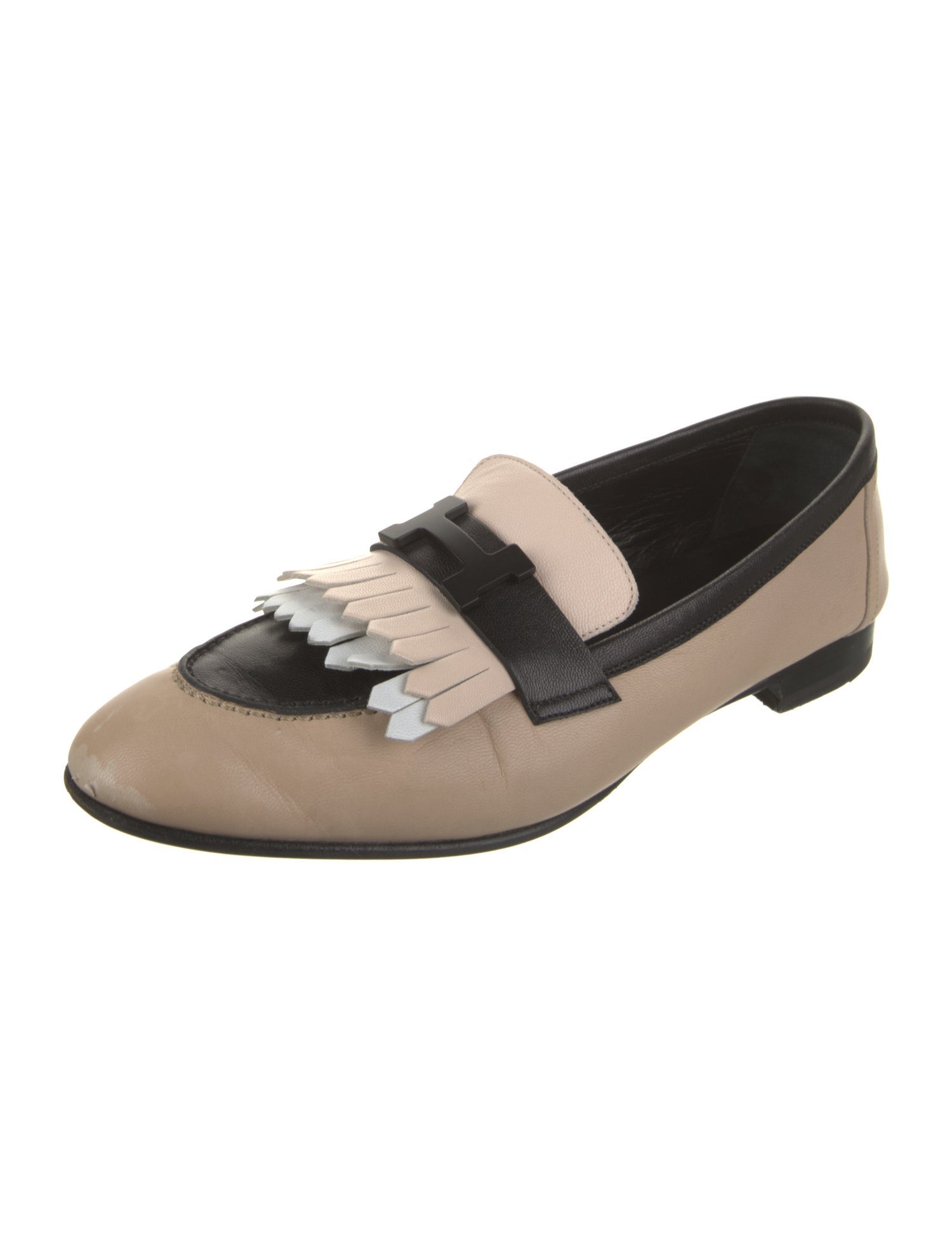 Hermès Royal H Logo Loafers